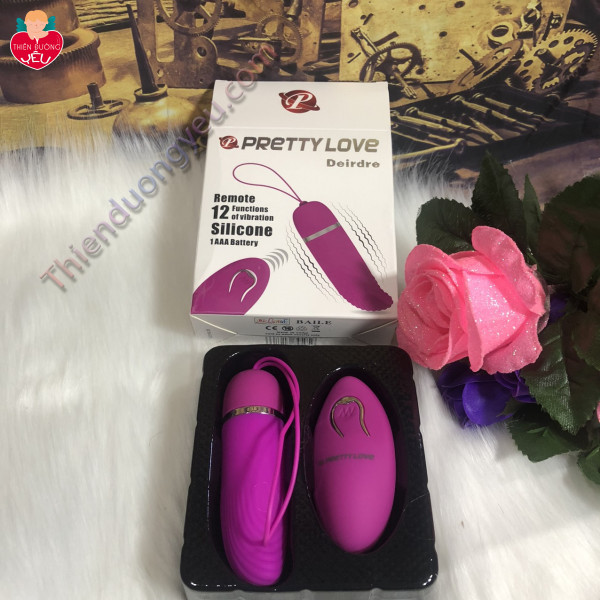 Trứng PrettyLove Deirdre - Rung Đa năng Cực Mạnh Hình Lưỡi Liếm